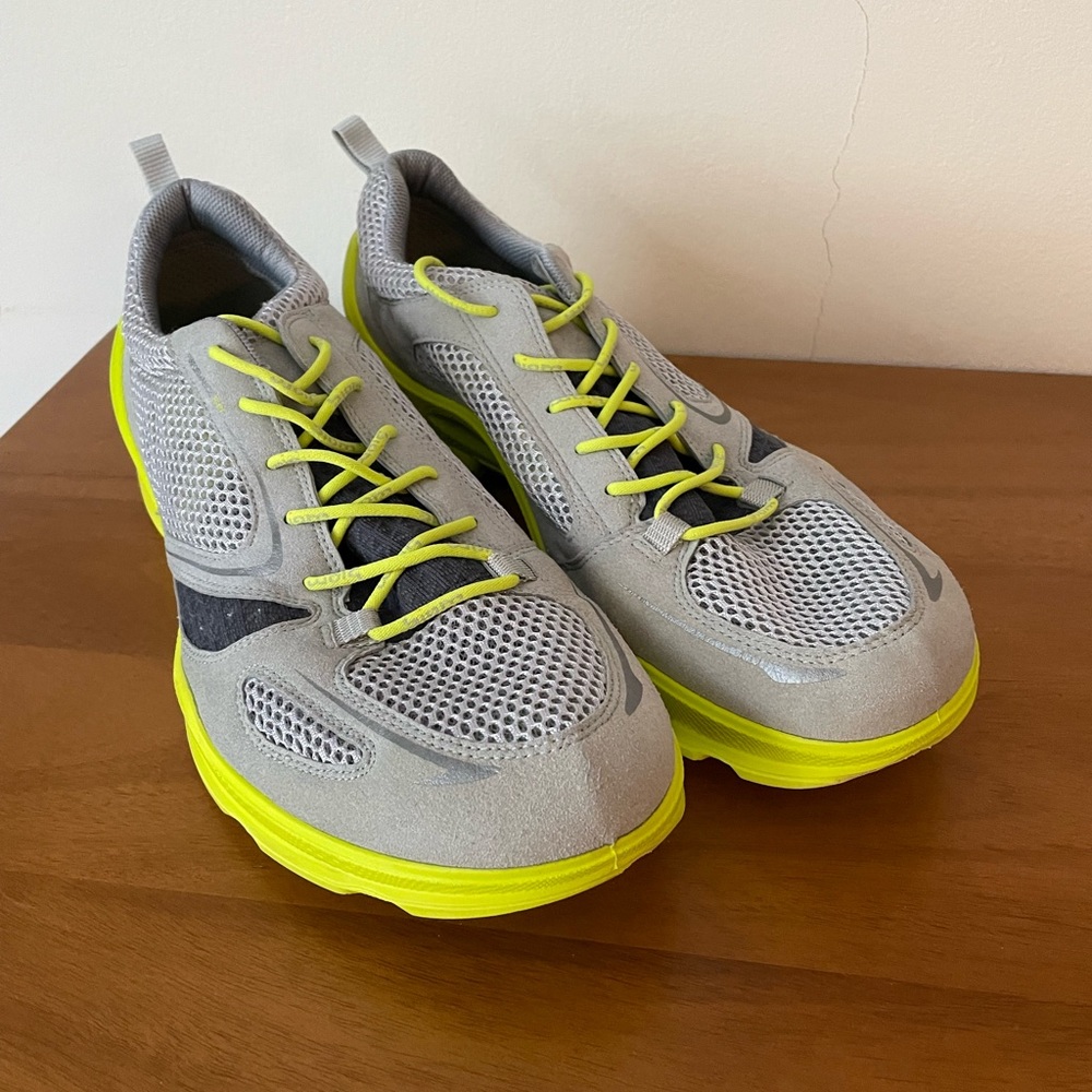 Ecco Gray and Green Men’s Sneakers Size 12